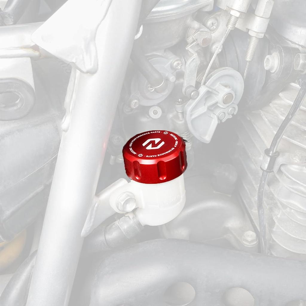 NICECNC Fluid Reservoir Cap Offside Compatible with Honda TRX450R 2004-2009 TRX450ER 2006-2014 TRX400EX 1999-2006 XR650L 1993 1994 1995 1996 1997