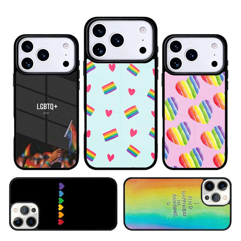 Gay Lesbian LGBT Rainbow Pride phone case cover Compatible with for IPhone 17air 16e 15 14 13 12 11Pro Max 17 Air