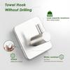 4Pcs Multi-Purpose Adhesive Wall Hook Heavy Duty Towel Holder Towel Rack  Bathroom Kitchen Hardware