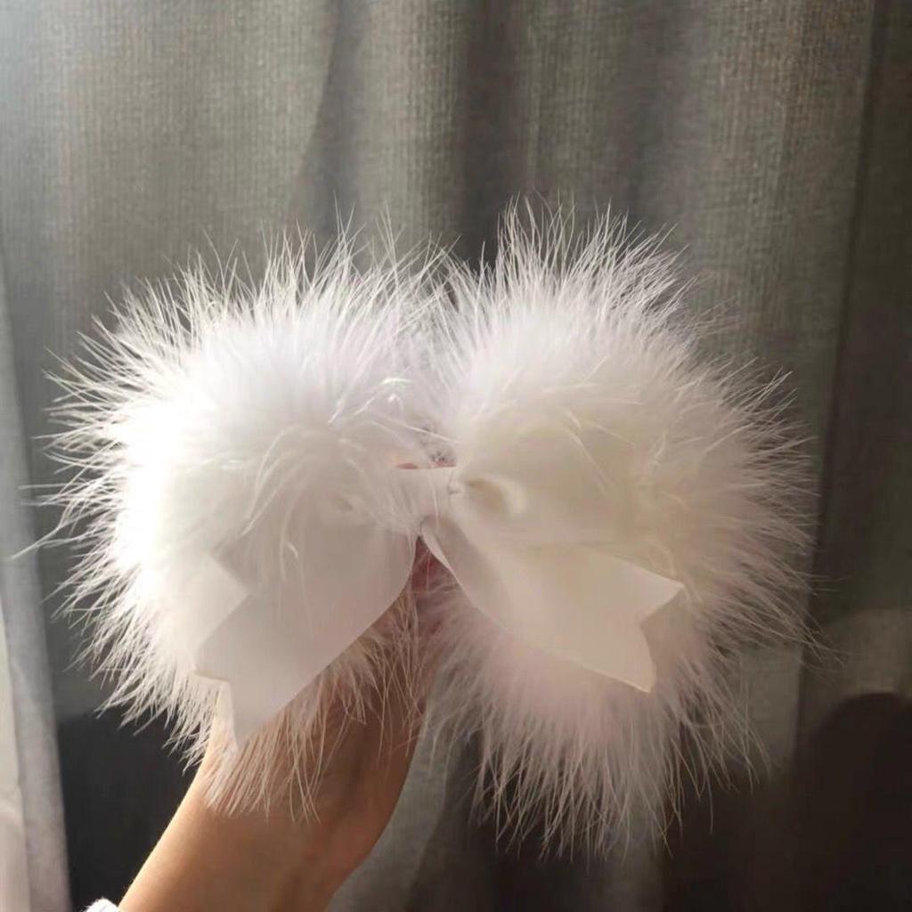 Супер Фея Перо Заколка для волос: Корейский белый ханьфу и аксессуар в стиле мори