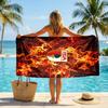FC Augsburg FC print Quick Dry Beach Towel Microfiber Absorbent Portable Travel Swimming Towel