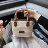 New Summer Straw Bag Fashion Portable Bucket Bag Woven Bag Seaside Beach Bag