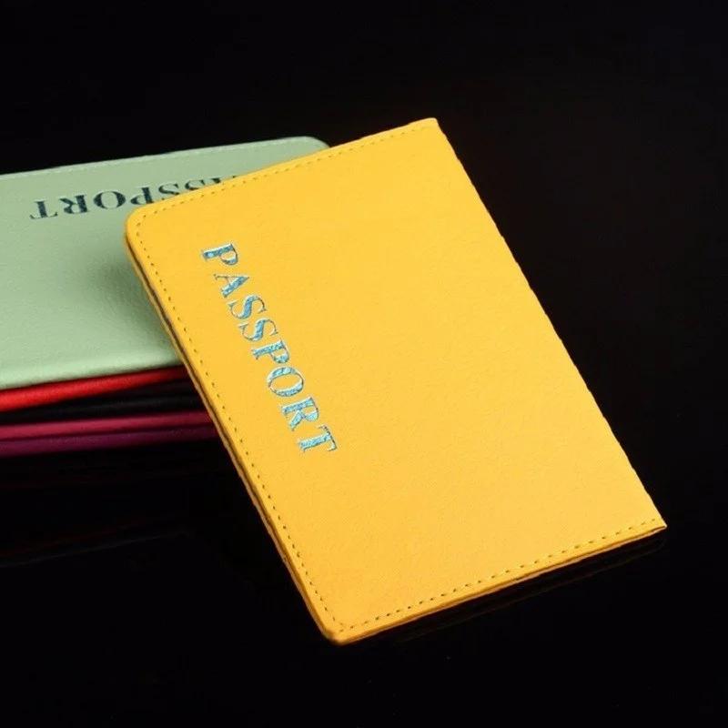 Новый узор из искусственной кожи, обложка для паспорта на приключение, женский проездной документ, держатель для билетов, женский чехол для паспорта для девочек