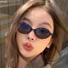 Женские солнцезащитные очки овальной формы в корейском стиле, защита от УФ-лучей, женские очки от солнца, винтажные ретро женские очки