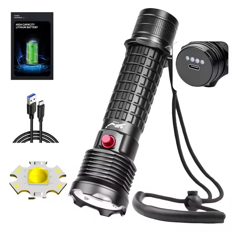 Профессиональный фонарь для подводной охоты, дайвинга XHP70 LED, водонепроницаемый IPX8, фонарик для дайвинга, фонарь 18650, подводный фонарь