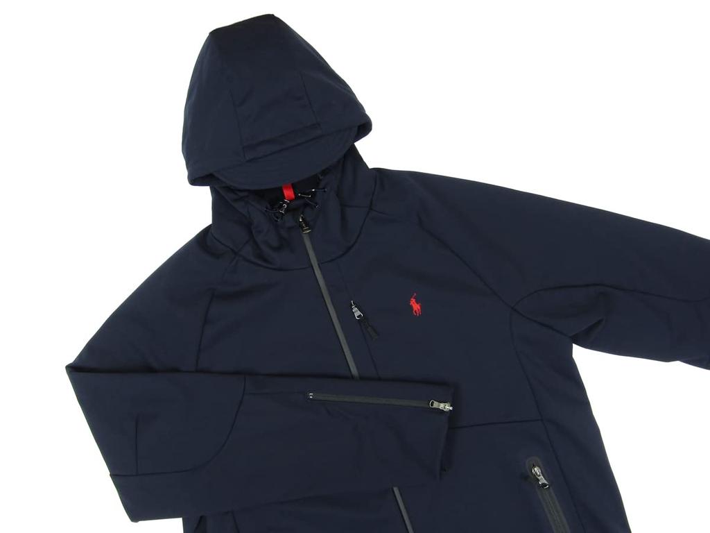 POLO RALPH LAUREN Softshell Windbreaker Size 0101946 Men's Jacket/Hoodie, L, Navy,