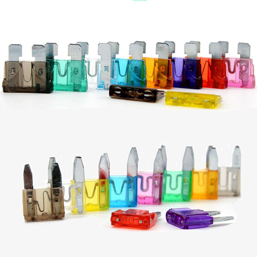 Набор из 110 шт. МИНИ-ножевых предохранителей для автомобиля, мотоцикла, внедорожника APM 60*маленьких+50*стандартных