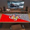 US Cremonese Color Mouse Pad Large Gaming Table Cushion Non-slip Laptop Tablet Big Mousepad XXL Mat Mini PC Playmat With Lock edge
