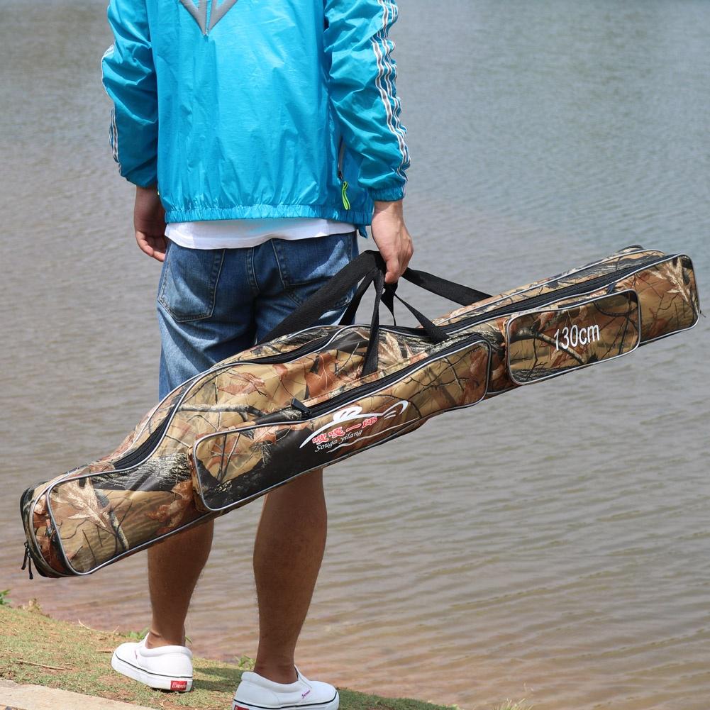 Сумка для рыболовных снастей 130 см. Складные универсальные сумки для рыбалки. Сумки для удочек.