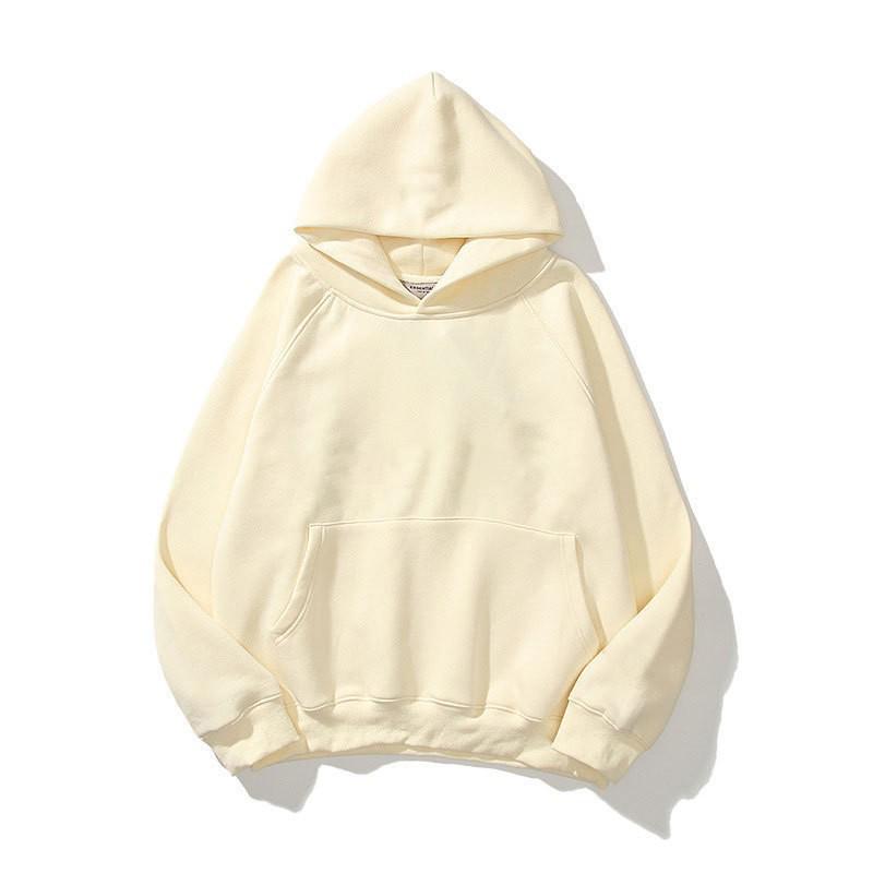 Унисекс Однотонное Модное Худи с Рукавом Реглан - Коллекция Осень/Зима