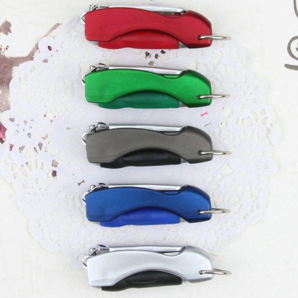 Multifunctional Ballpoint Pen 0.7 Blue Refill Nail Clipper Pen New Keychain Pen