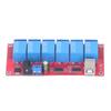 6 Channel USB Relay Module Modes Adjustable HID Drive Free USB Relay Board for Home Farm 24V