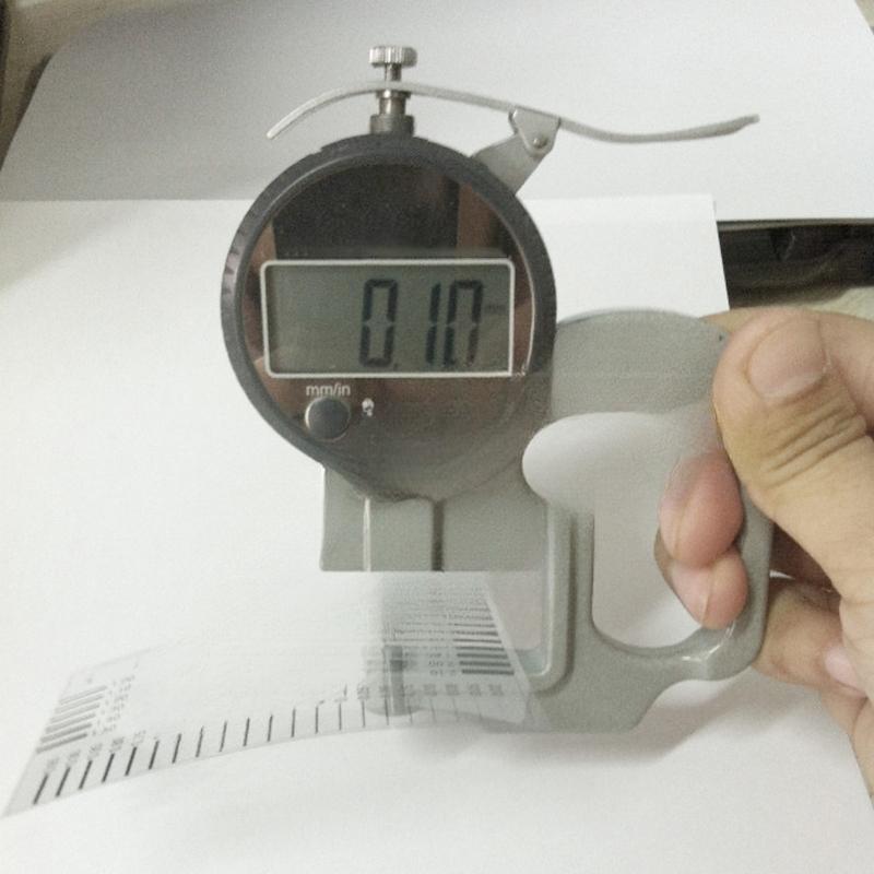 Пластиковые Карты-Шаблоны для Измерения Дефектов Поверхности с Двусторонним Ламинированным Покрытием для Измерения Дефектов Материала, Тест на Трещины