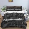 High-definition graphic printB-BBS-S-Style Wheel Rim Print Bedding Set (Duvet Cover & Pillowcases)  Bedroom Decor  Single/Double