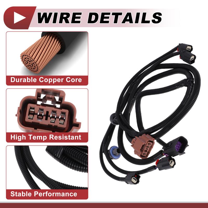 X Autohaux License Plate Light Socket Wiring for GMC SIERRA 1500 No.10363788 Bulb Pigtail