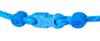 Ожерелье Phiten RAKUWA Neck X50 Тонкий тип Синий 40см