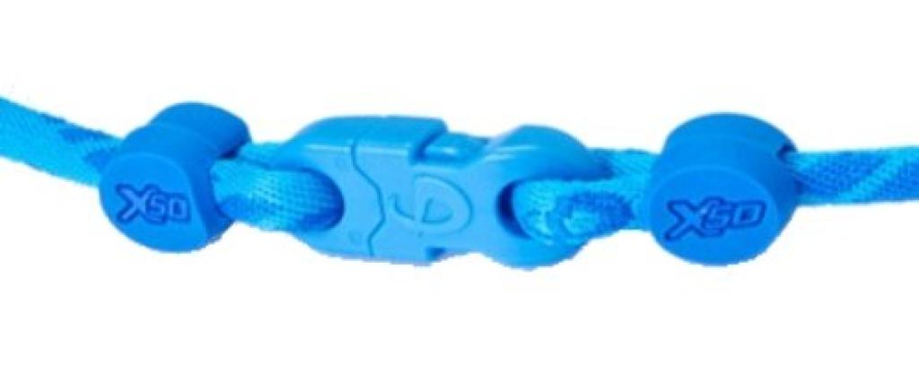 Ожерелье Phiten RAKUWA Neck X50 Тонкий тип Синий 40см