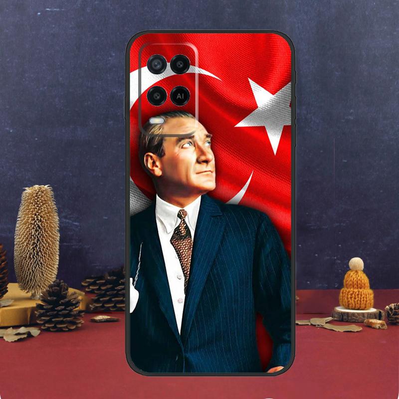 Турция Мустафа Кемаль Ататюрк Чехол Для Oppo A80 A60 A40 A78 A98 A58 A38 A18 A54 A74 A94 A96 A76 A16 A15 A17 A57 A5 A6 Pro