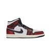 Мужские кроссовки Air Jordan 1 Mid SE Wear-Away White Black Sail DV9565-006