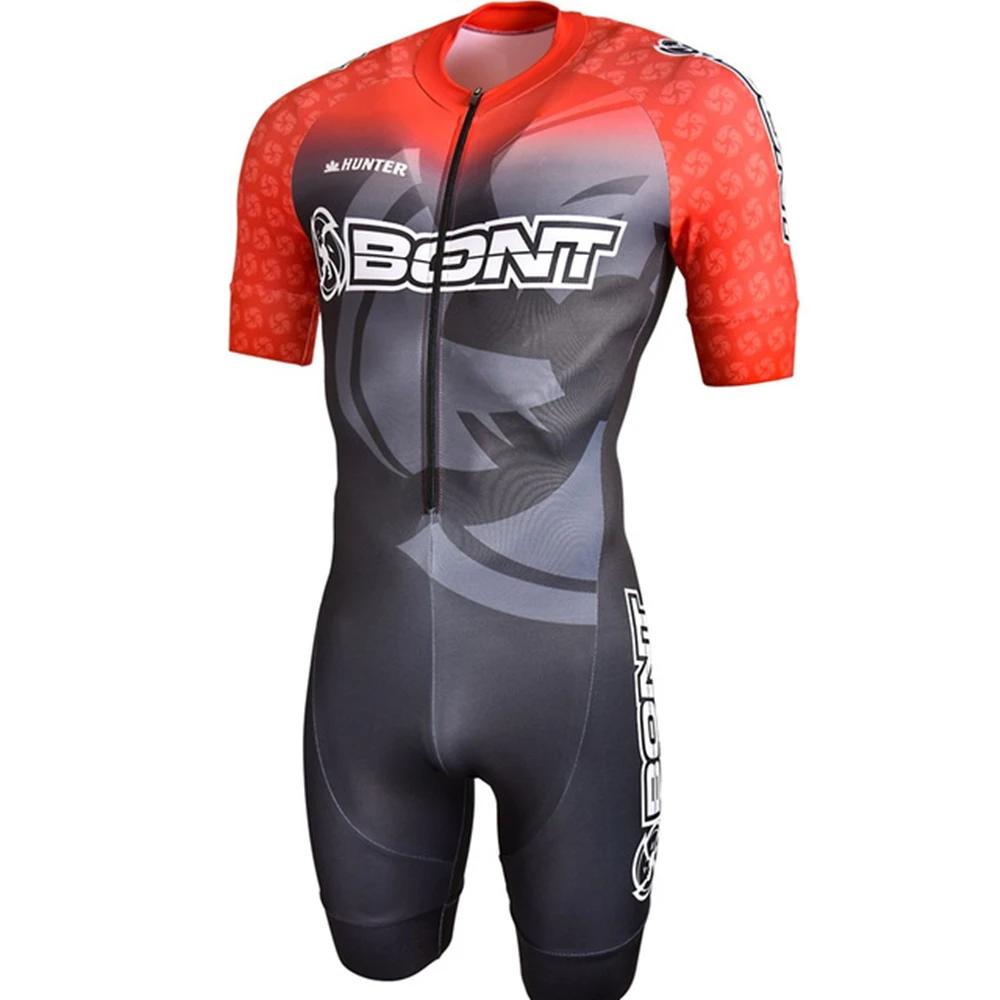 BONT Гоночный комбинезон Мужской Speed Inline Роликовые коньки Костюм для скоростного катания Триатлон Одежда Ciclismo Катание Комбинезон Велоспорт
