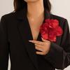 Yousheng Женская брошь-корсаж из ткани в форме цветка, противоскользящая, для костюма, воротника, шляпы, шарфа, украшения для платья, прищепка для выпускного бала, украшения для одежды