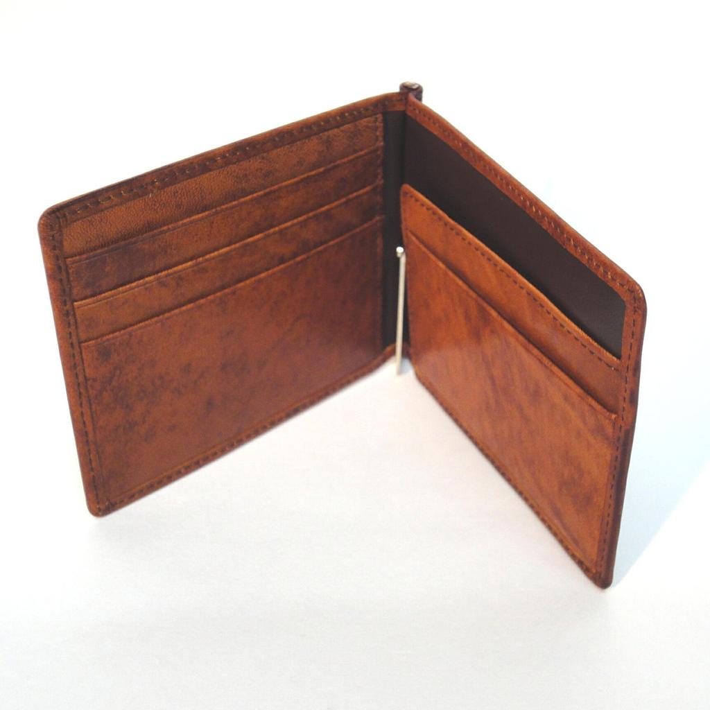 Зажим Лугарда Билла 5209 [Luggard/G3] (денежный клип) (коричневый)