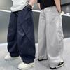 Брюки для мальчиков летние тонкие противомоскитные брюки 2025 для больших детей повседневные в корейском стиле длинные брюки детские летние спортивные брюки