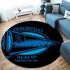 Deportivo Alaves Round Area Rug,Carpet Rug for Living Room Bedroom Sofa Playroom Decor,Non-slip Floor Mat