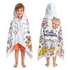 Kids Hooded Beach Towel Cartoon Animal Cape Bath Quick Dry Absorbent Sandproof Swimming Blanket