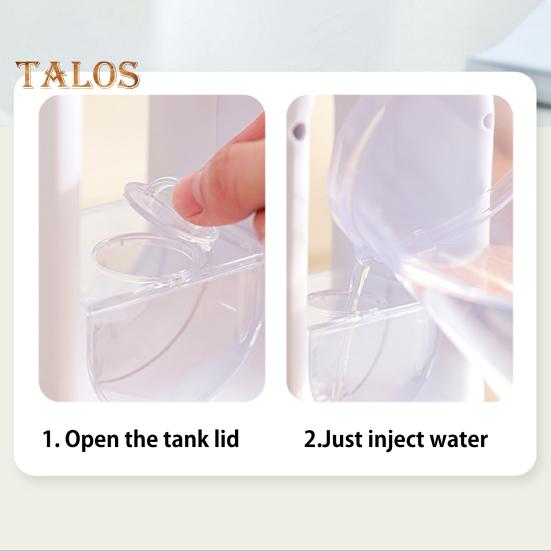 Безлопастной настольный вентилятор с 6 скоростными режимами, мощный воздушный поток, компактный дизайн, портативный перезаряжаемый, тихий охлаждающий вентилятор-распылитель