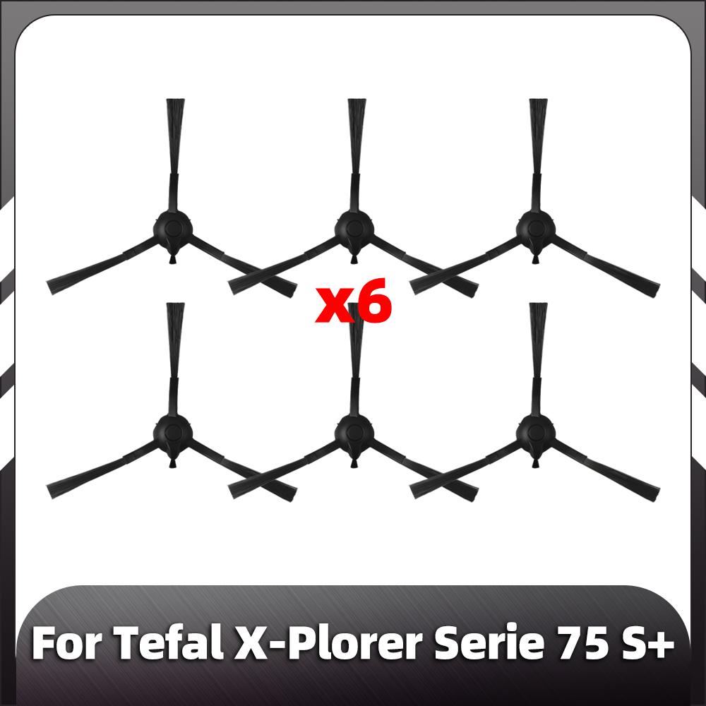 Совместимо с Tefal X-Plorer Serie 75 S+ Сменная основная боковая щетка Фильтр HEPA Насадки для швабры Пылесборник Запасные части Аксессуары