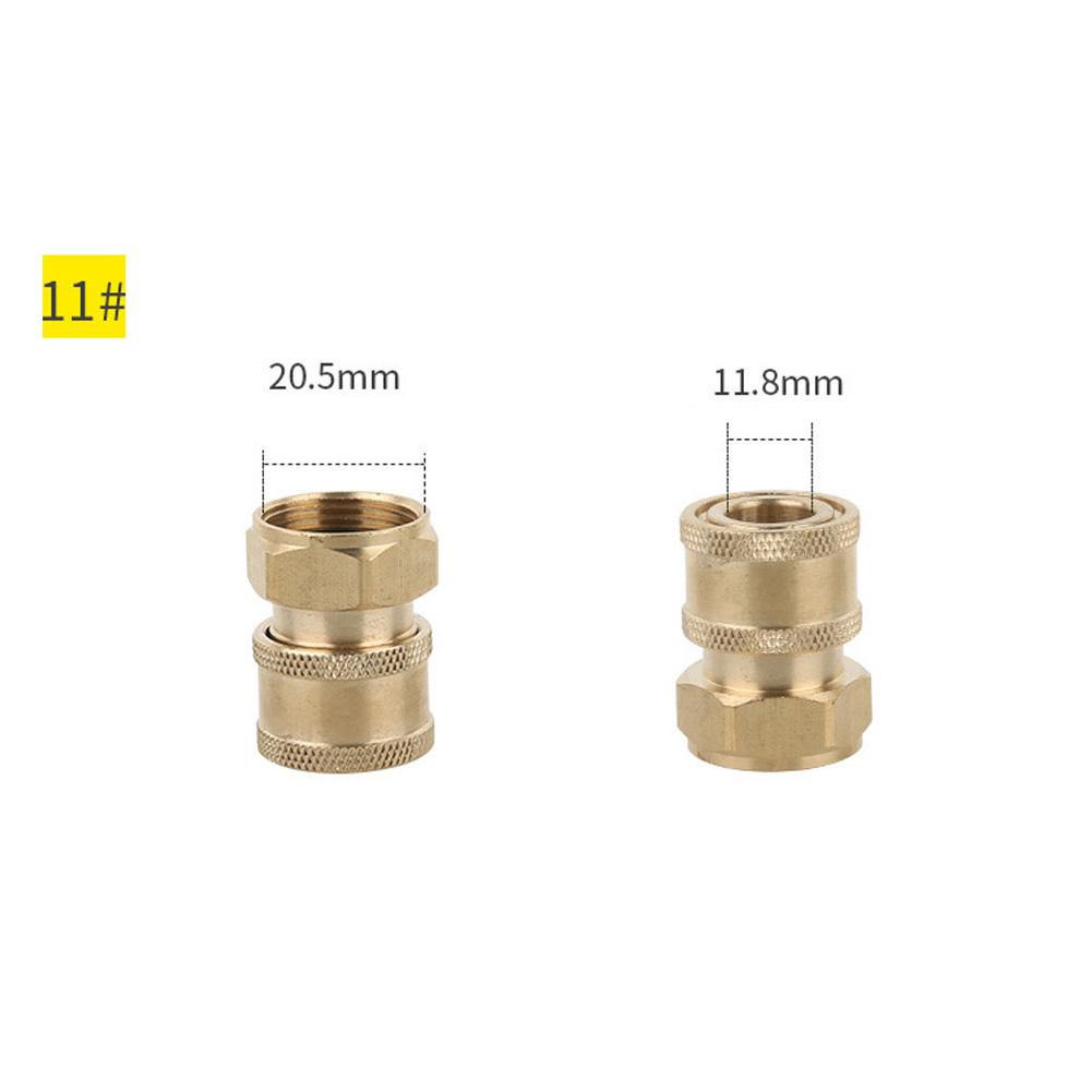 Адаптер для быстрого подключения 1/4 дюйма-разъем для мойки высокого давления автомобиля для чистки автомобиля 1 # ~ 19 #