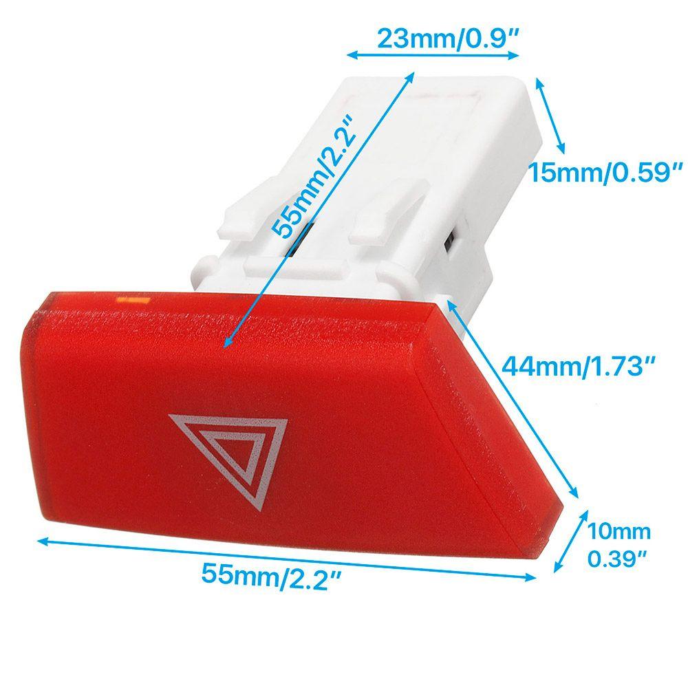 Emergency Lamp Switch Warning Light Switch Hazard Warning Button Emergency Hazard Flasher 6490.NG