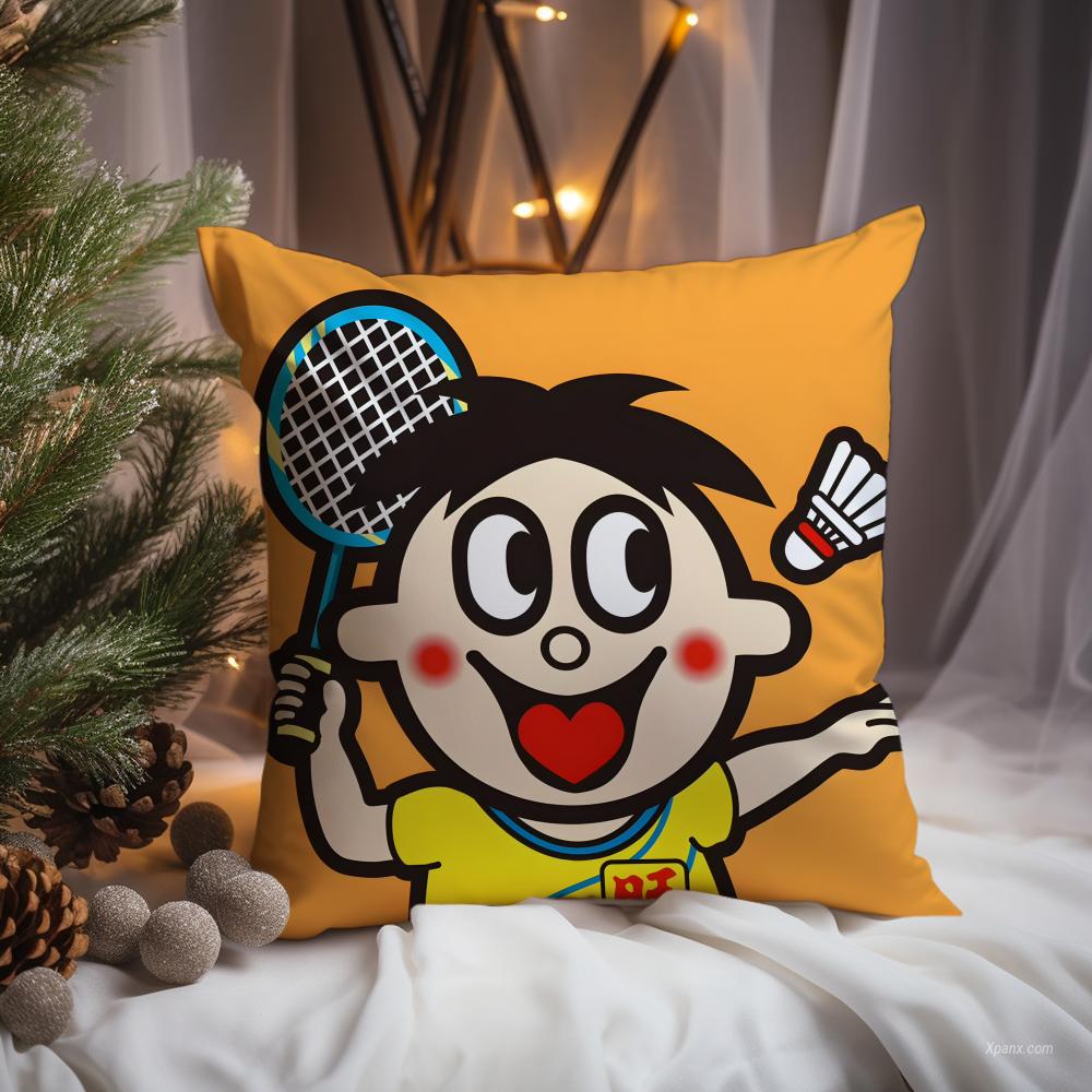 red kid brand Wangzai Cushion Cover Premium Comfort Reversible Pillow Cove -Two in One Design for Any Room & Car Interior