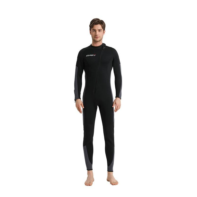 Mens 3mm Full Wetsuit Scuba Diving Snorkeling Surfing Swimming Warmth Protection UV Resistance