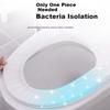 Jiebanlv Disposable Toilet Seat Covers Double-Layer Extra Large Thick Non-Woven Fabric Toilet Seat Covers 30 Pieces