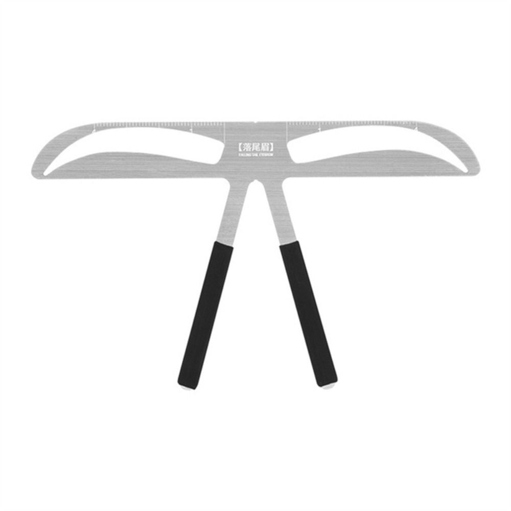 3D Тату-линейка для бровей, Формирователь баланса, Многоразовый инструмент для измерения бровей, Металл, Простой в использовании, Шаблон-трафарет для рисования бровей, Женщины