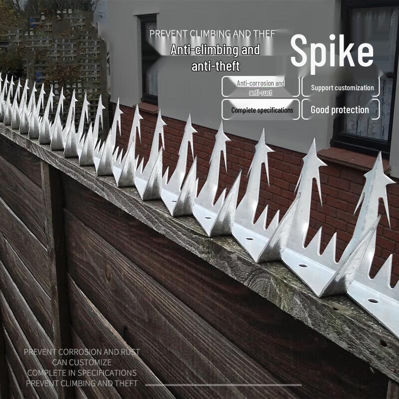 304 Stainless Steel Anti-Climb Security Wall Spikes