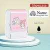 Водонепроницаемая именная печать на заказ – Персонализированные дизайны My Melody, Прочные моющиеся чернильные наклейки для одежды, сумок, школьных принадлежностей