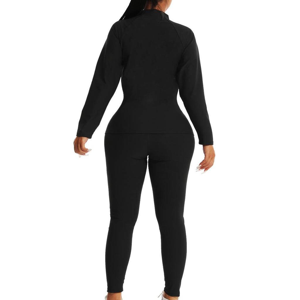 Женский Европейский и Американский Сауна-Костюм Большого Размера: Йога-одежда для похудения живота, Фитнес-боди-шейпер для стройной талии