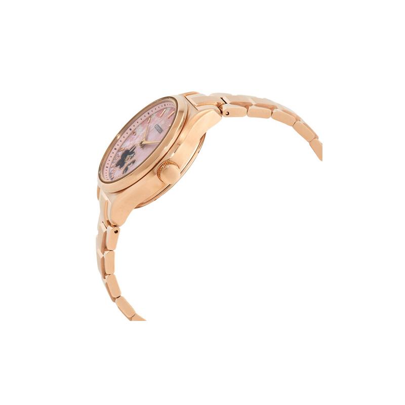 CITIZEN Sakura Limited Edition Yuzuru Hanyu Endorsement Mechanical Movement Steel Strap Unisex Pink Dial PC1019-66Y