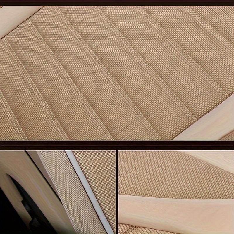 All-Season Linen Car Seat Cushion - Non-Slip, Wear-Resistant, Breathable, Easy Installation for Front Passenger Seat In SUVs, Lightweight & Soft