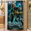Beach TowelMy Hero Academia Custom Name Text Personalized Soft Towel for Beach Pool Indoor Home Decor Gift