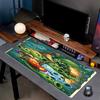 Plants vs. Zombies Print Mouse Pad, Anti‑Slip Desktop keyboard Mat, for PC Laptop Gaming Working Daily Use, Cool Festival Surprise Gift