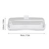 Plastic Butter Dish With Lid Transparent Cover Butter Keeper Container  For Countertop