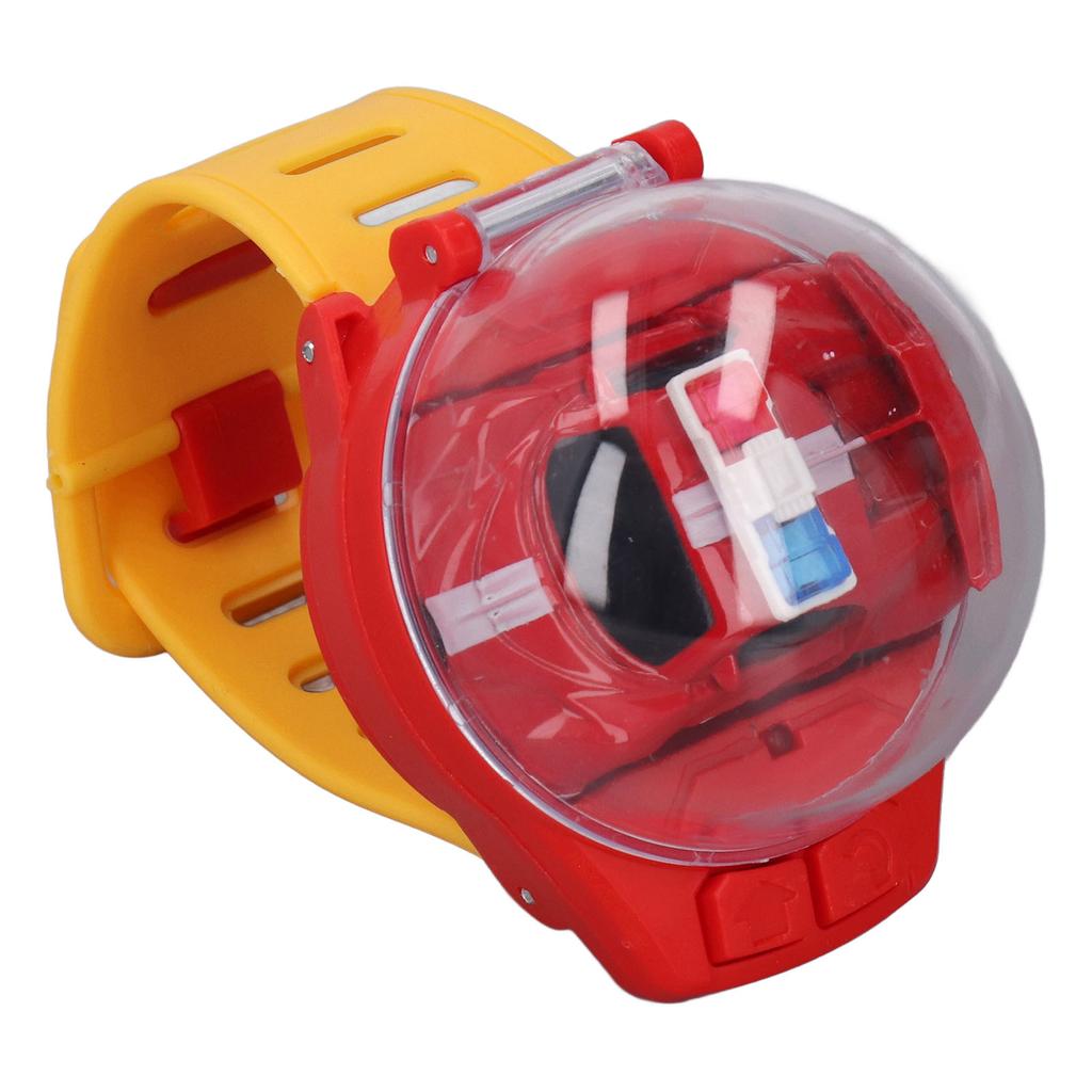 Мини Игрушка Машинка на Радиоуправлении Часы 2.4 ГГц Мультяшная Милая Зарядка от USB Часы Машинка на Радиоуправлении Игрушка для Мальчиков Девочек Подарки Красный