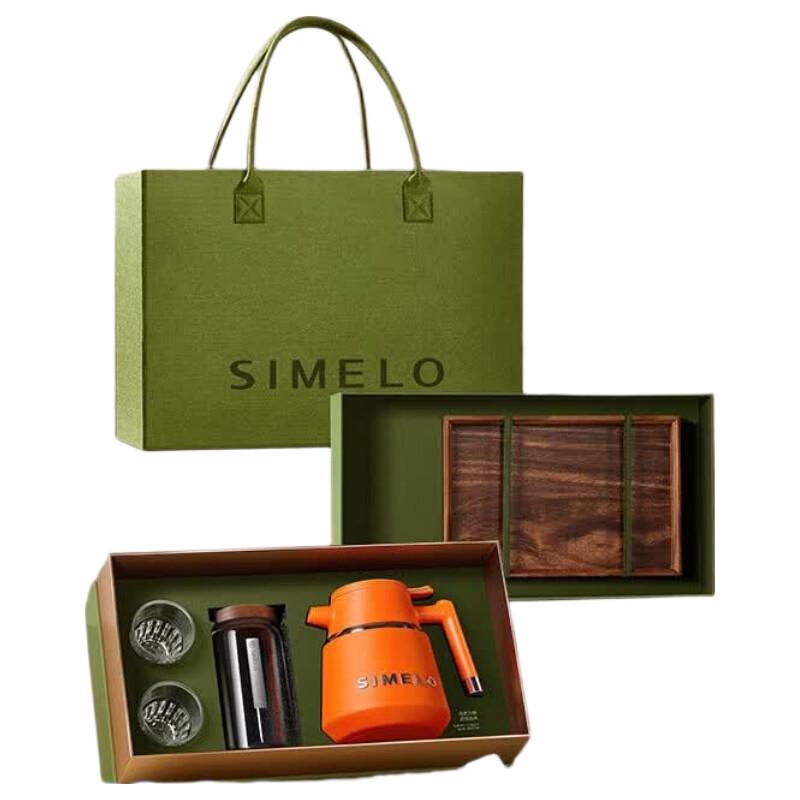 Изолированный чайник Shimel из нержавеющей стали 316L, подарочный набор
