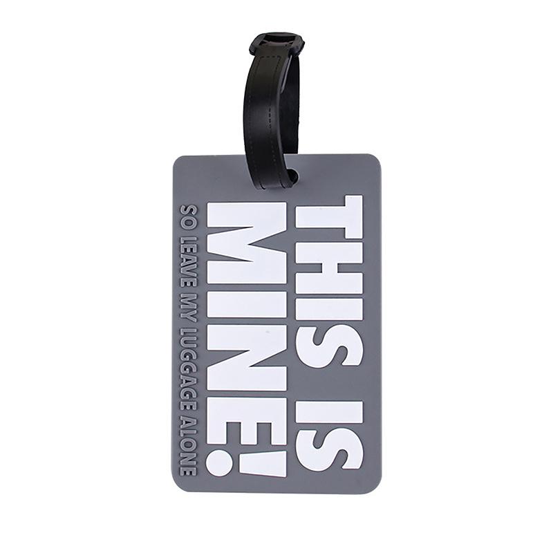 Креативная силиконовая бирка для багажа с буквами, портативная дорожная бирка для чемодана, бирка для багажа