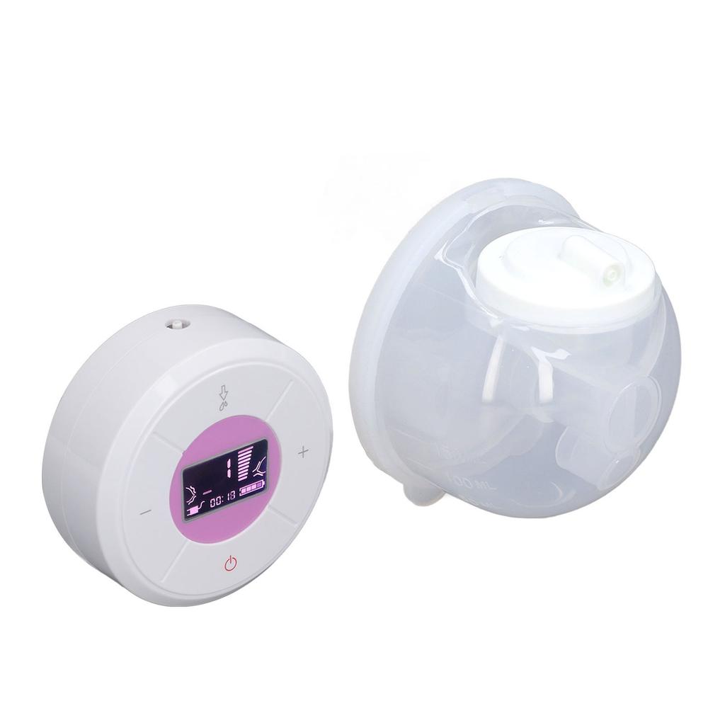 Single Wearable Breast Pump 9 Suction Strength Prevent Backflow Low Noise Hands Free Breast Feeding