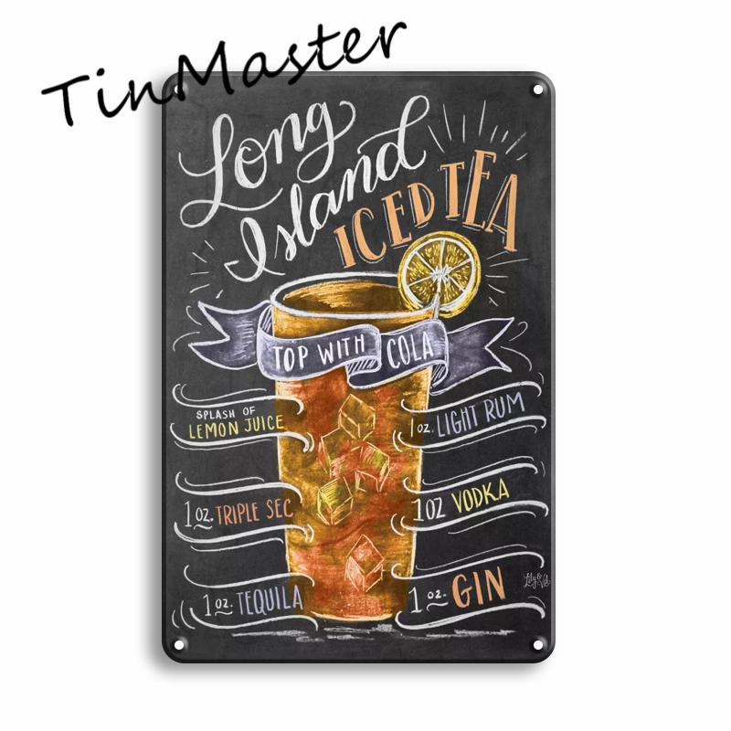 Martini Mojito Cocktail Poster Metal Tin Sign Vintage Restaurant Kitchen Irish Pub Bar Man Cave Decoration Art Wall Stickers